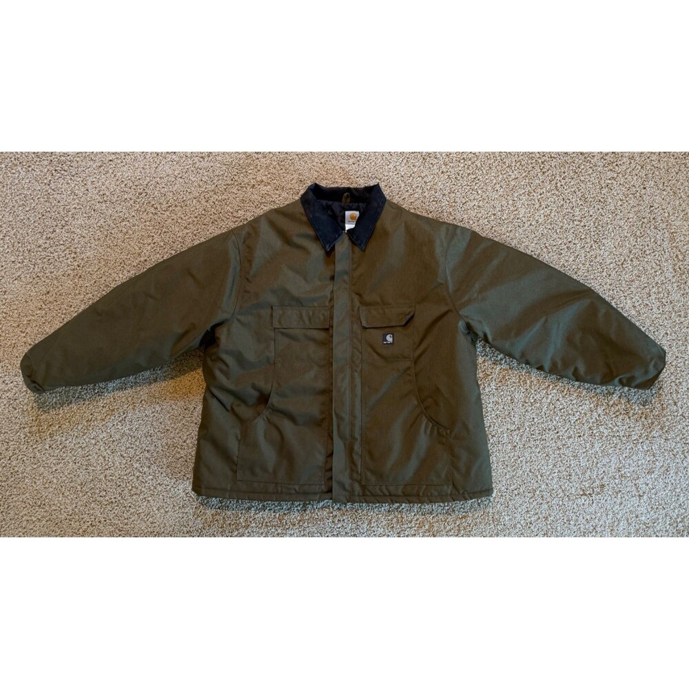 Carhartt  Extremes Arctic Quilt Lined Nylon Coat C55 Men's Size 4XL Brown